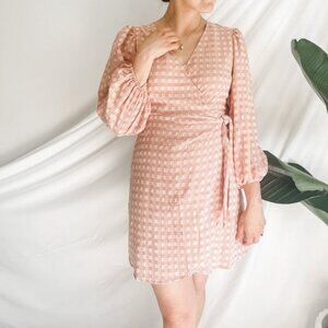FRNCH Rose Pink Acela Dress NWT